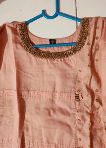 Price Drop💥Party Wear Kurta Plazzo And Dupatta Se