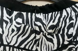 Zebra Print Skirt