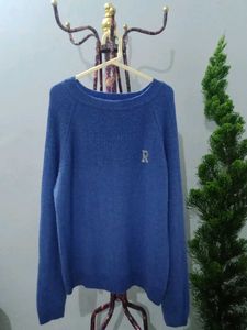Blue Knit Sweater