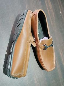 OLP Brown Leather Loafers