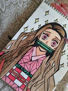 Nezuko-chan Painting (Demon Slayer)