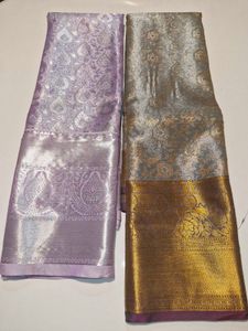 Pure Kanjeevaram Silk Sarees - Set of 2