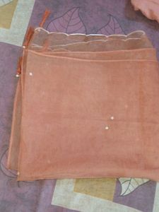 Peach Embroidered Kurti