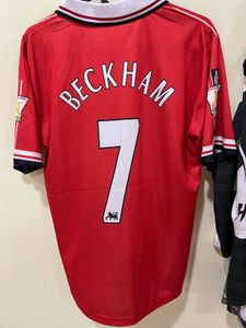 Beckham 1999 with Zip Man utd football jersey