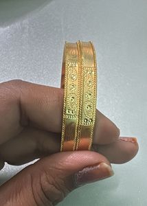 Gold Bangles - Set of 2