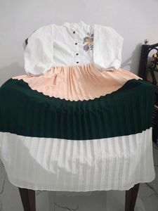 Elegant Pleated Midi Dress