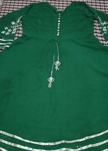 Green Kurta Set