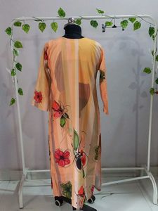 New Floral Print Kurta Set