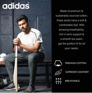 Adidas Socks Pack Of 2 Free Size