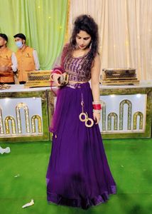 Purple Lehenga Choli