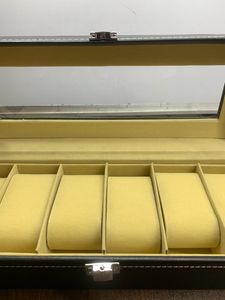 Watch Box Organizer - 6 Slot Watchs Storage Holde