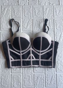 Color Block Corset Top