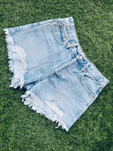 Mango Trendy Women’s Denim Shorts
