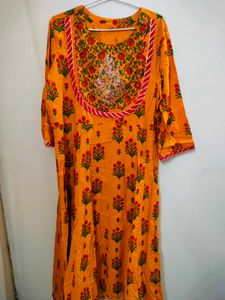 Floral Print Kurta XXL