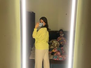 Lime Green Knit Cardigan