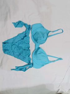 🇳🇿💫💗Sky Blue Colour Beautiful Bra Penty Set