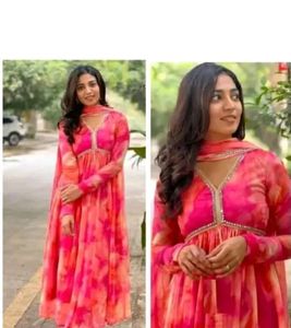 New/Unused Aaliya Cut Gown With Dupatta