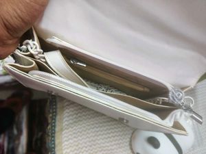 Chic White Top Handle Bag