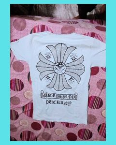 Trendy Sky Blue Chrome Hearts Inspired T-Shirt 👕✨