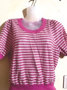 Striped Knitted Top