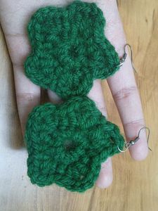 Crochet Star Earrings