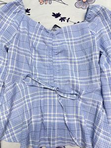 Plaid Long Sleeve Top