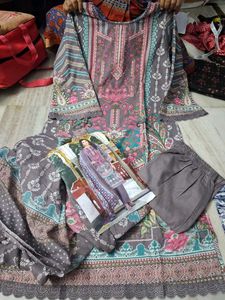 Beautiful Pakistani Cotton Dress Xl Size