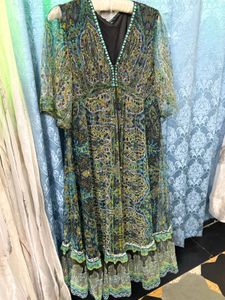 Boho Paisley Embellished Dress