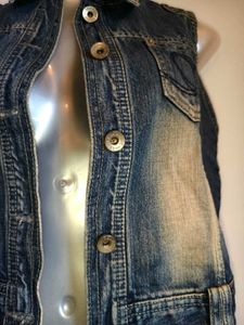 Denim Vest Size Small