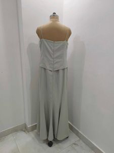 Elegant Mint Green Corset Dress