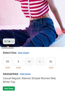 Striped Button-Down Top