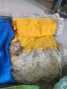 Elegant Yellow Saree