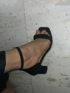 Black Block Heels