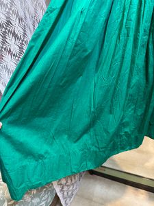 Maeve Pintuck Tie-Sleeve Midi Dress
