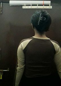 Brown Long Sleeve Top