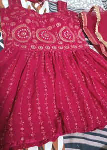 Hurrey..Price Drop🥳🥳 Pink Colour Kurta-Sharara❣️