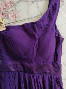 Elegant Purple Maxi Dress