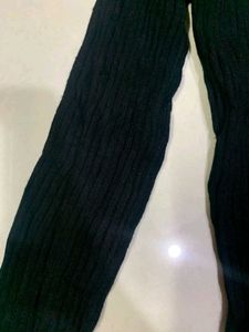 Black Button-Down Dress - Size S