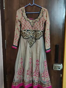 Net Anarkali Dress