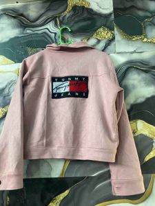Tommy Hilfiger Pink Suede Jacket