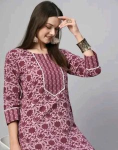Floral Print Kurta Set