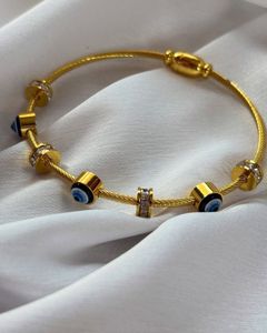 Evil Eye Anti Tarnish Stainless SteelBracelet