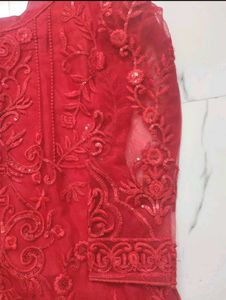Red Pakistani Suit