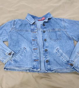 Blue Denim Jacket For Girls💙