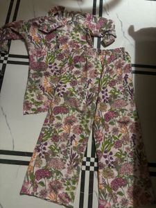 Floral Print Kurta Set