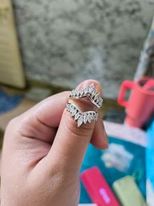 GIVA Cubic Zirconia Studded Ring