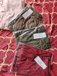Wide Leg Beige Pants