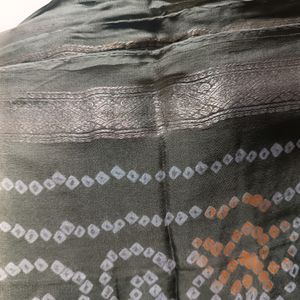 Bandhanii Chiffon Silk Saree