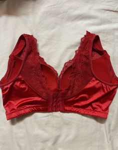 Red Lace Bra