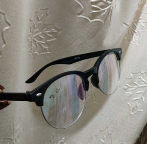 Round Black Frame Glasses